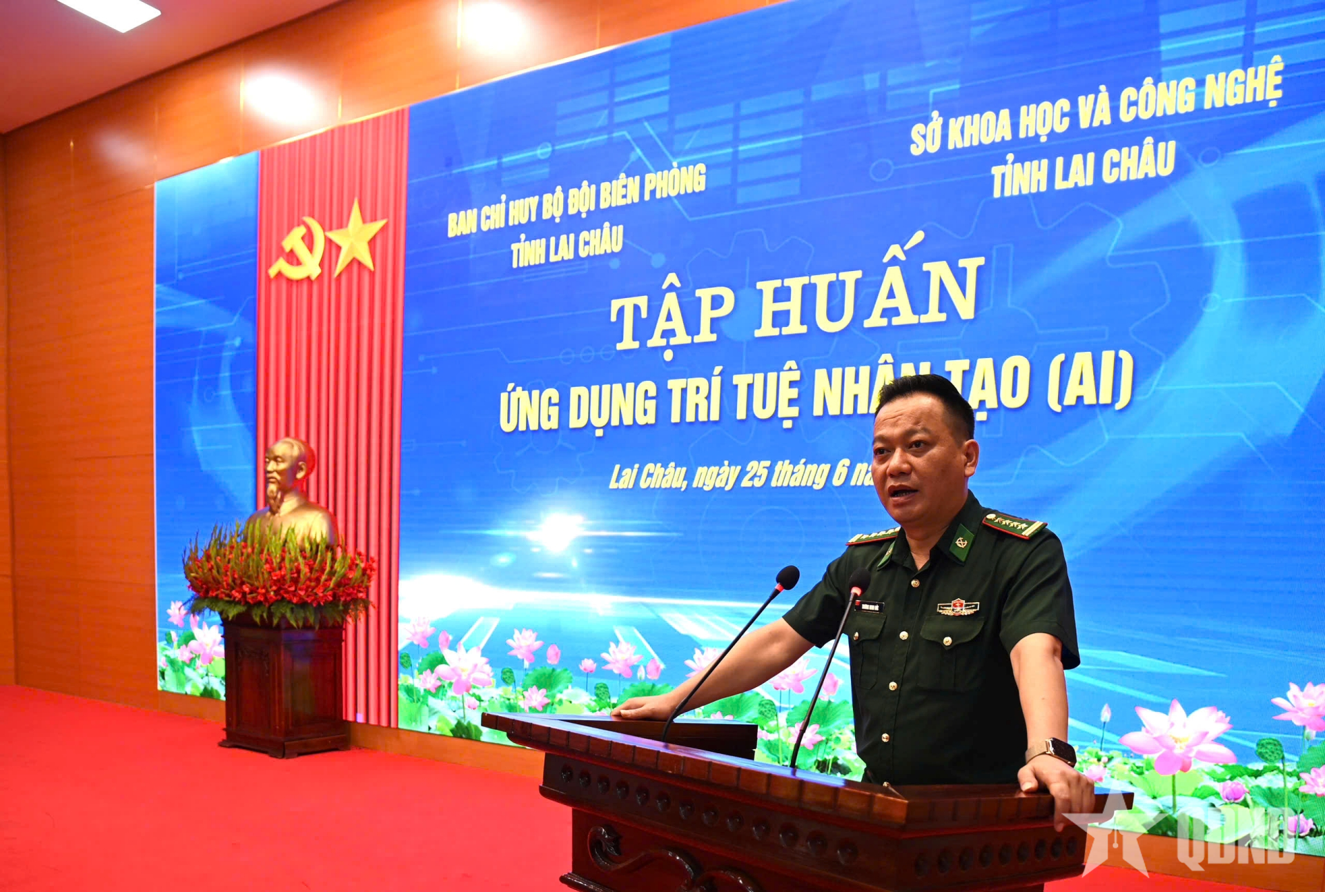 Bộ đội Biên phòng tỉnh Lai Châu tập huấn ứng dụng AI